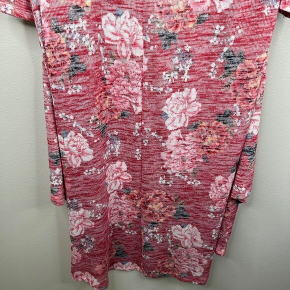 Torrid Floral long line open front cardigan size 00/10 med large‎ - Picture 7 of 9